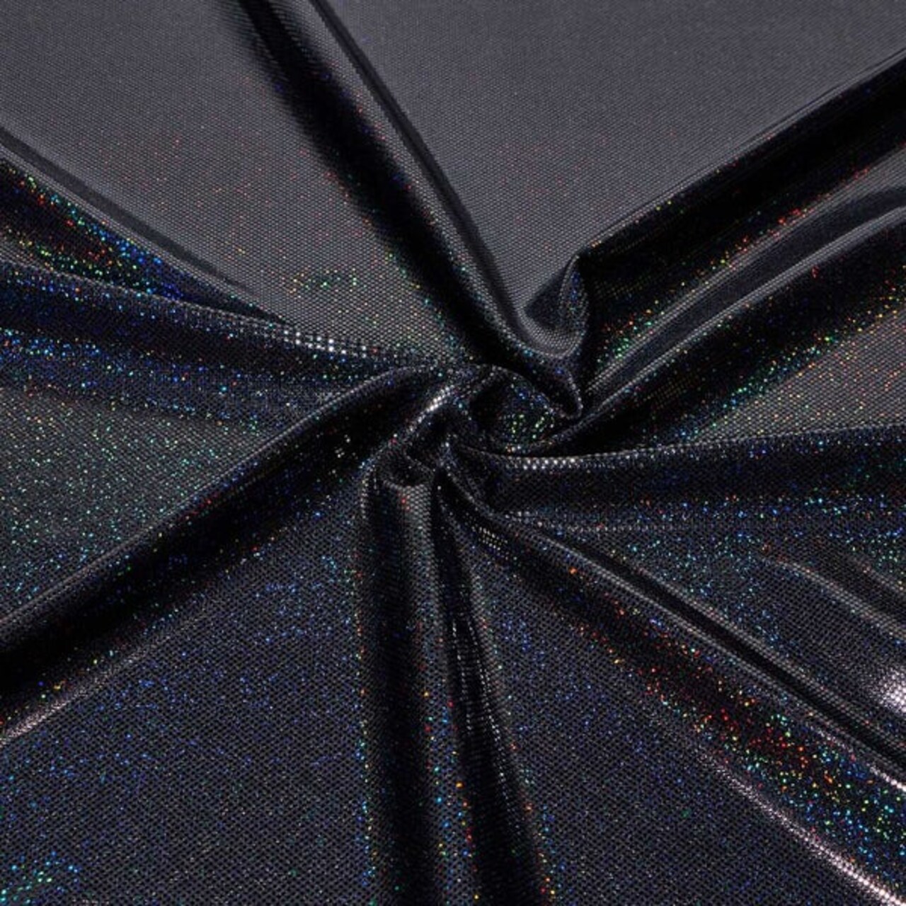 Sparkles Foiled Spandex Fabric 4 Way Stretch Nylon for Dancewear, Gymnastics & Costumes